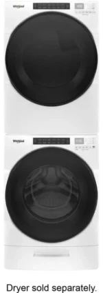 Whirlpool – 4.5 Cu. Ft. High Efficiency Stackable Front Load Washer with Steam and Load & Go XL Dispenser – White - Image 12