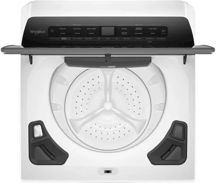 Whirlpool – 4.8 Cu. Ft. High Efficiency Smart Top Load Washer with Load & Go Dispenser – White - Image 8