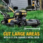 21.5 in. 20-V Li-Ion Cordless Battery Walk Behind Self Propelled Mower w/Hedge,Bare Trimmer,Blower,Cleaner,Pole/Hand Saw - Image 4