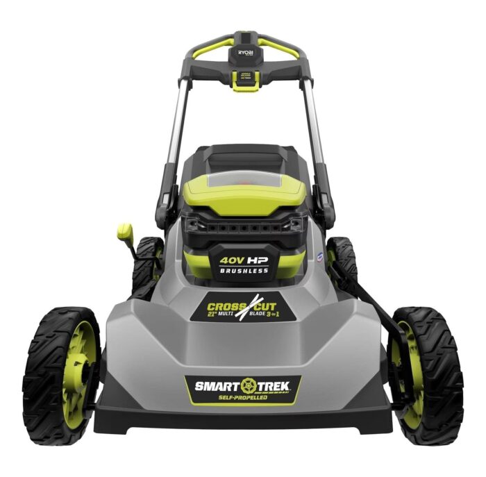 40V HP Brushless 21 in. Cordless Battery Walk Behind Dual-Blade Self-Propelled Mower - Image 1