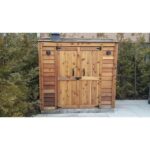 6 ft. W x 3 ft. D Grand Garden Chalet Cedar Wood Tool Shed - Image 8