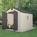 8 Ft. W x 10 Ft. D Plastic Traditional Storage Shed - Image 4