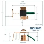Backyard Discovery Endeavor Cedar Swing Set - Image 7