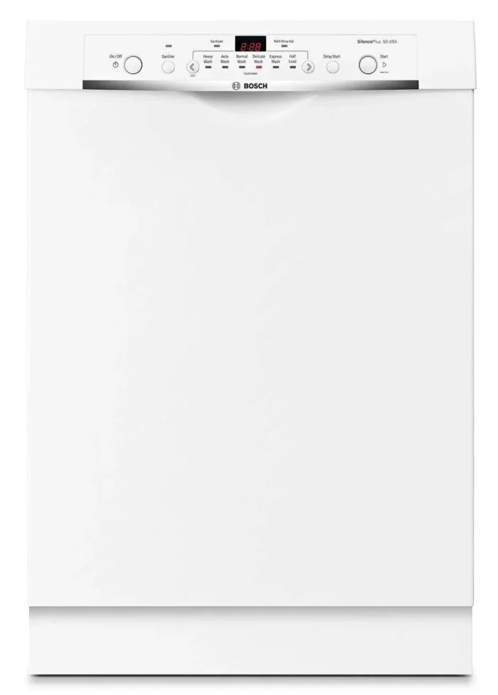 Bosch Ascenta 24″ SHE3AR72UC Built-In Dishwasher – White - Image 1