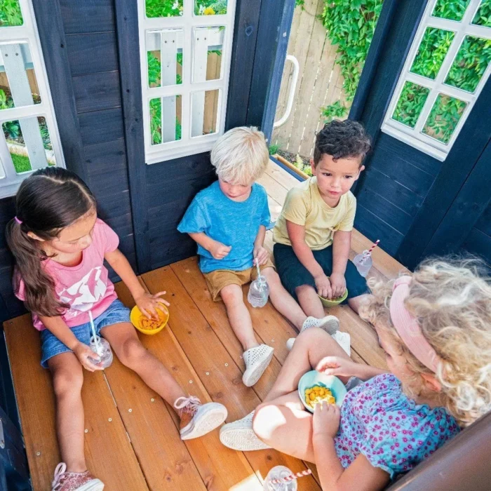 Backyard Discovery Skyfort III Cedar Swing Set w/ Tube Slide – DIY - Image 7