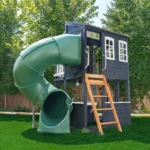 Backyard Discovery Skyfort III Cedar Swing Set w/ Tube Slide – DIY - Image 12