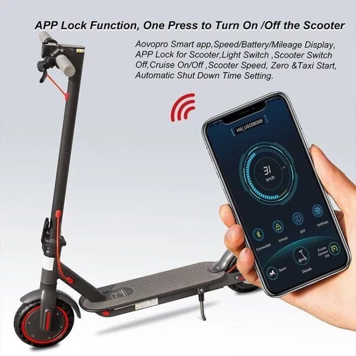 AOVO Pro Foldable Adult Electric Scooter M365 - Image 10