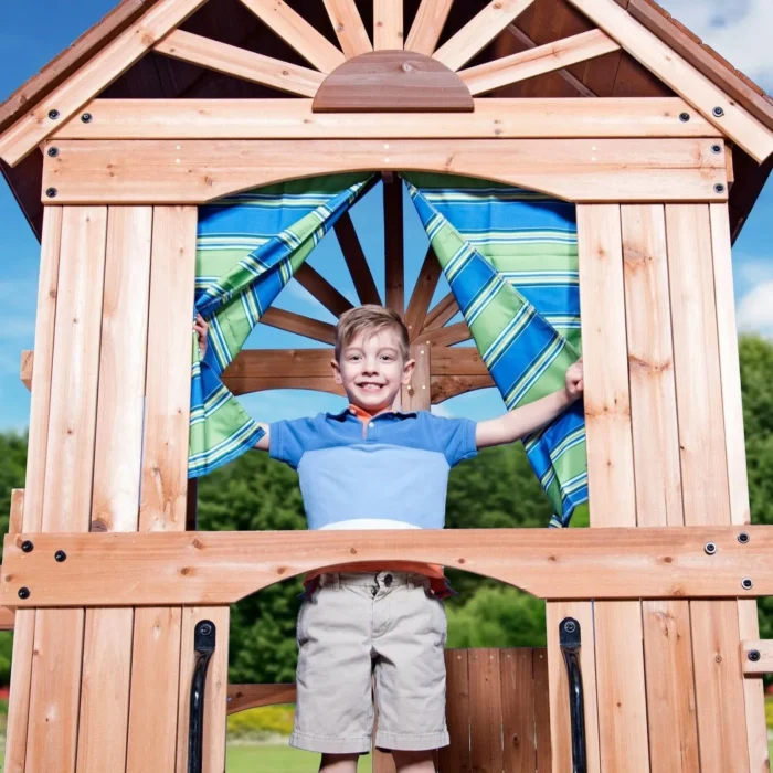 Backyard Discovery Caribbean Cedar Swing Set - Image 4