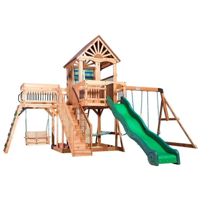 Backyard Discovery Caribbean Cedar Swing Set - Image 6