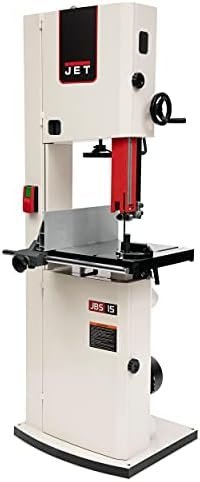 JET 15-Inch Woodworking Bandsaw, 3 HP, 230V 1Ph (Model JWBS-15-3)