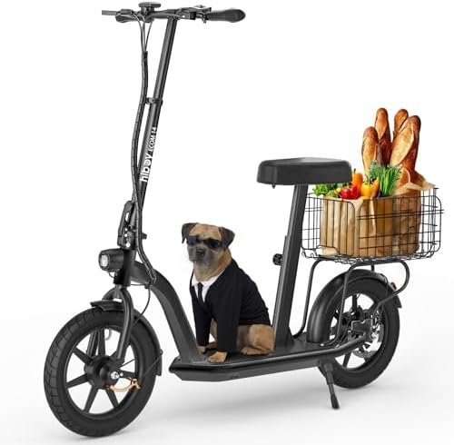 Hiboy MAX Pro Electric Scooter, 46.6 Mi Long Range, 22 MPH Power by 650W MAX Motor, 11'' Pneumatic Tires, Split Hub Design, Dual Suspension, 265lbs MAX Load, Commuting Electric Scooter for Adults