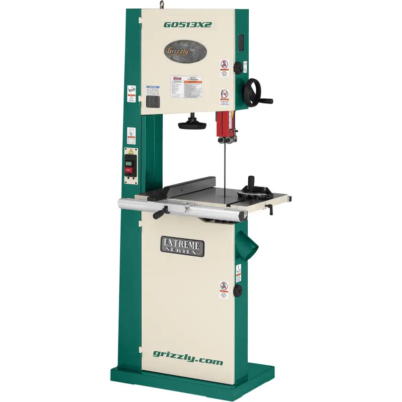 Grizzly G0513X2 - 17" 2 HP Bandsaw w/ Cast-Iron Trunnion